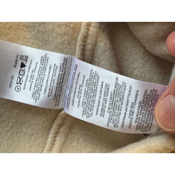 Columbia Cream Fleece vest, Mens size 3XLT - TALL - Picture 5 of 7